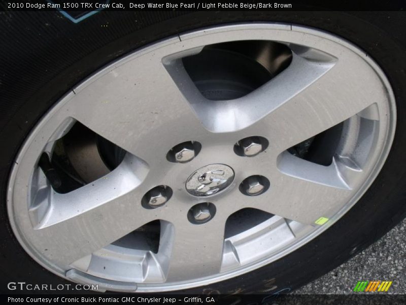 Deep Water Blue Pearl / Light Pebble Beige/Bark Brown 2010 Dodge Ram 1500 TRX Crew Cab