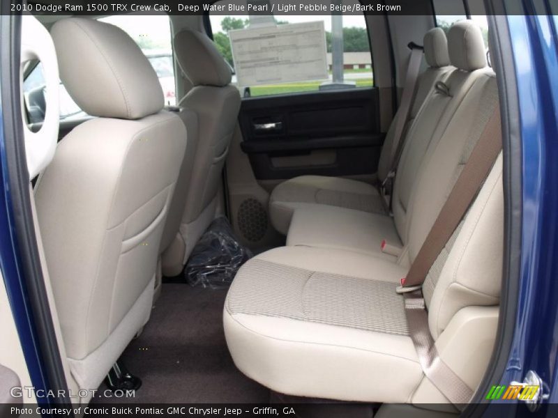 Deep Water Blue Pearl / Light Pebble Beige/Bark Brown 2010 Dodge Ram 1500 TRX Crew Cab