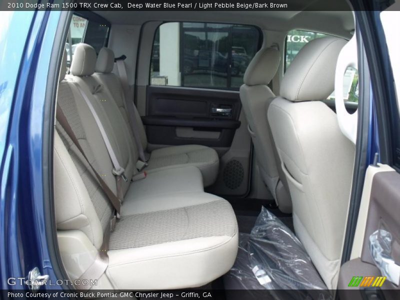 Deep Water Blue Pearl / Light Pebble Beige/Bark Brown 2010 Dodge Ram 1500 TRX Crew Cab
