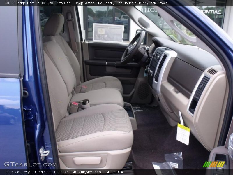 Deep Water Blue Pearl / Light Pebble Beige/Bark Brown 2010 Dodge Ram 1500 TRX Crew Cab