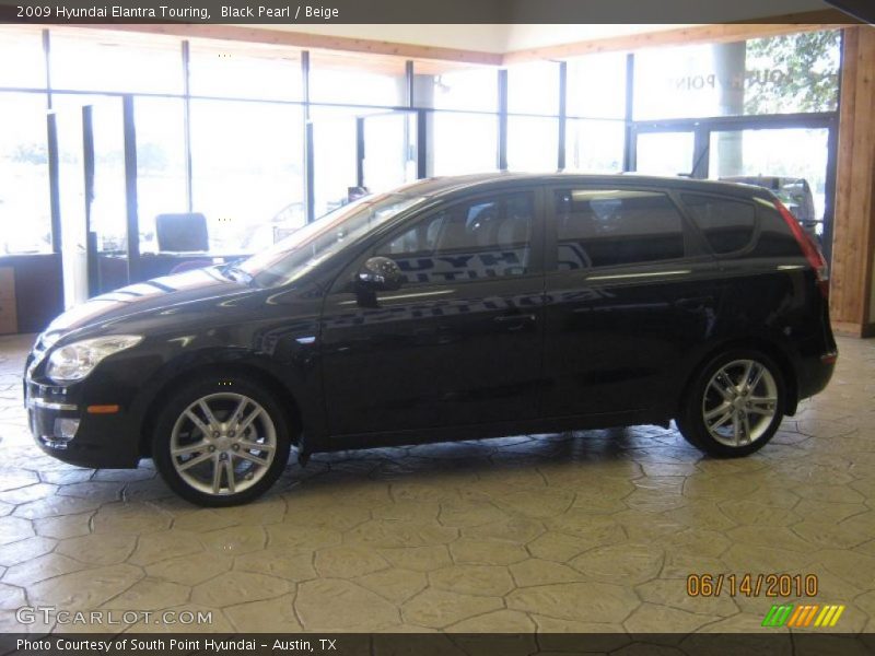 Black Pearl / Beige 2009 Hyundai Elantra Touring