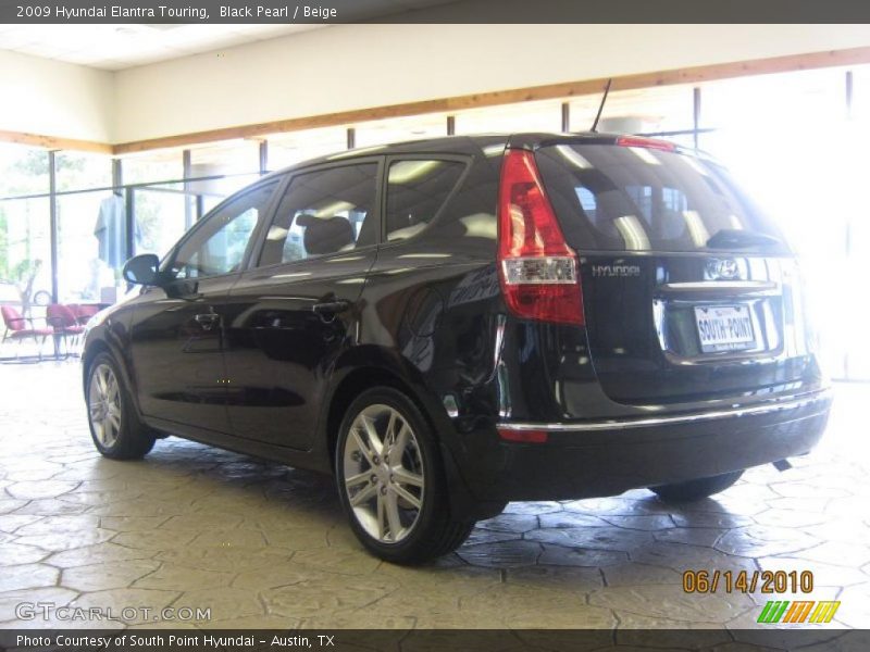 Black Pearl / Beige 2009 Hyundai Elantra Touring