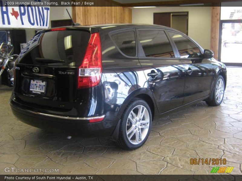Black Pearl / Beige 2009 Hyundai Elantra Touring