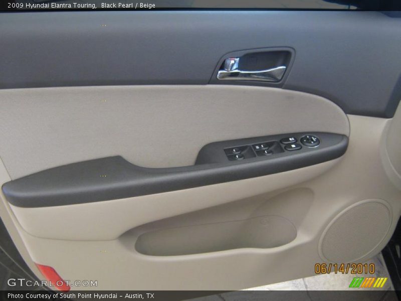 Black Pearl / Beige 2009 Hyundai Elantra Touring