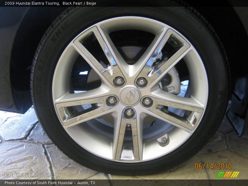 Black Pearl / Beige 2009 Hyundai Elantra Touring