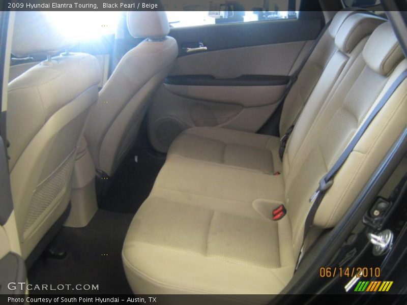 Black Pearl / Beige 2009 Hyundai Elantra Touring