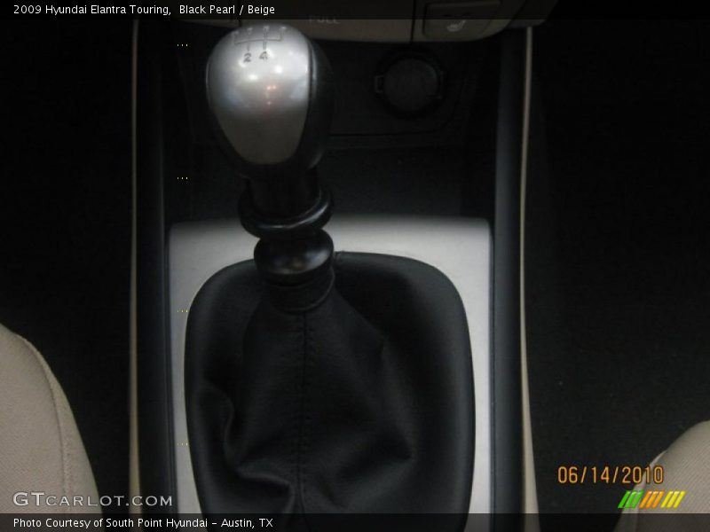 Black Pearl / Beige 2009 Hyundai Elantra Touring