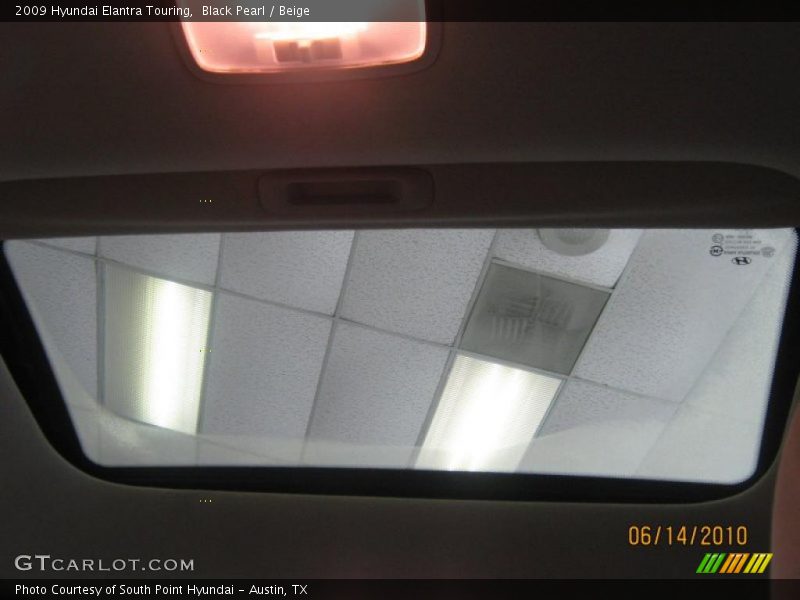 Black Pearl / Beige 2009 Hyundai Elantra Touring