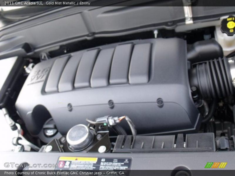 Gold Mist Metallic / Ebony 2011 GMC Acadia SLE