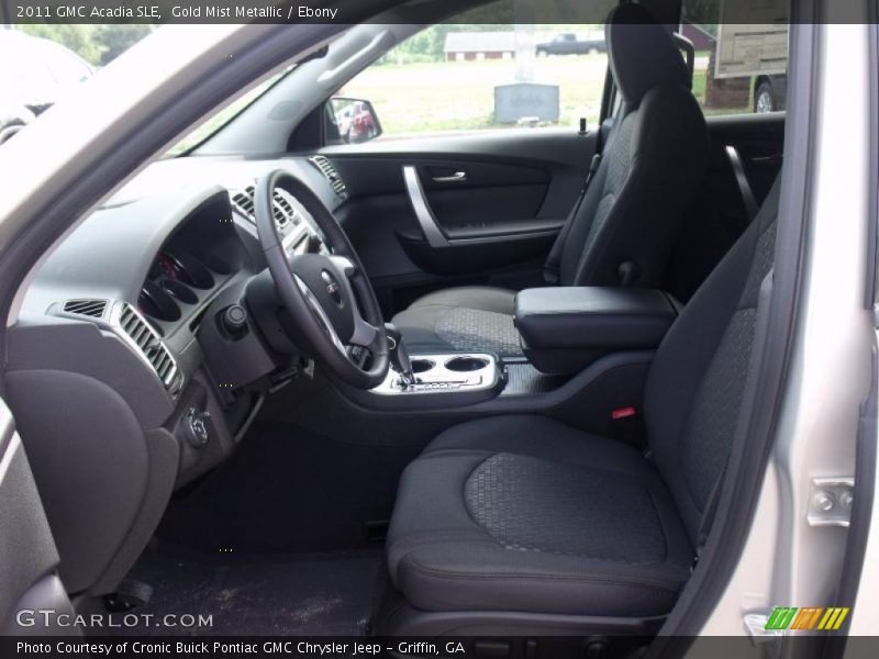 Gold Mist Metallic / Ebony 2011 GMC Acadia SLE