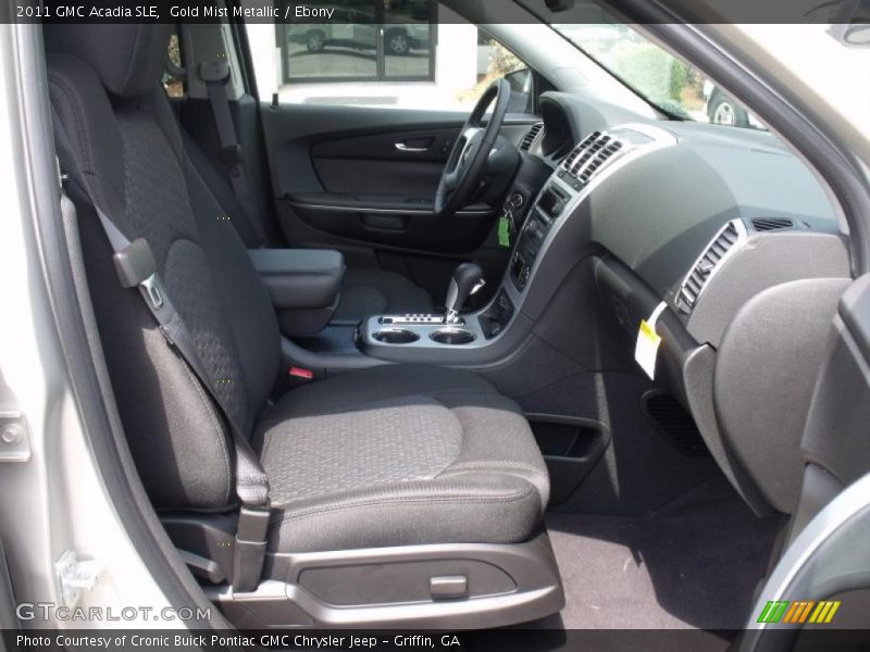 Gold Mist Metallic / Ebony 2011 GMC Acadia SLE