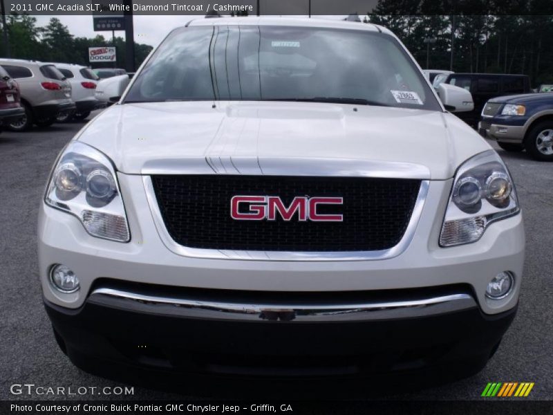 White Diamond Tintcoat / Cashmere 2011 GMC Acadia SLT