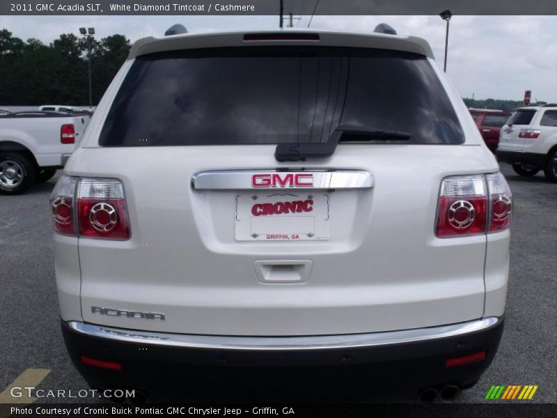White Diamond Tintcoat / Cashmere 2011 GMC Acadia SLT