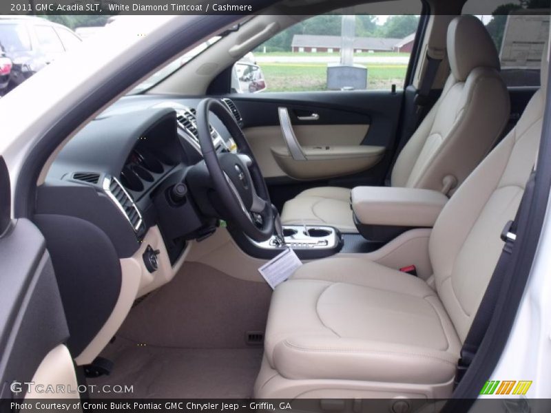 White Diamond Tintcoat / Cashmere 2011 GMC Acadia SLT