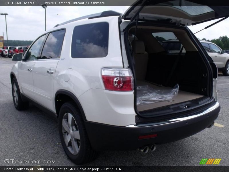 White Diamond Tintcoat / Cashmere 2011 GMC Acadia SLT