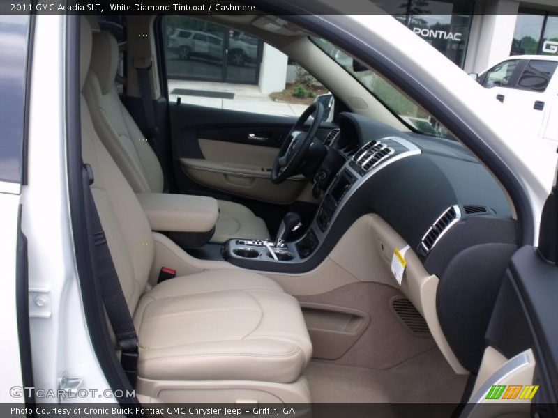 White Diamond Tintcoat / Cashmere 2011 GMC Acadia SLT