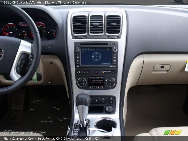 White Diamond Tintcoat / Cashmere 2011 GMC Acadia SLT