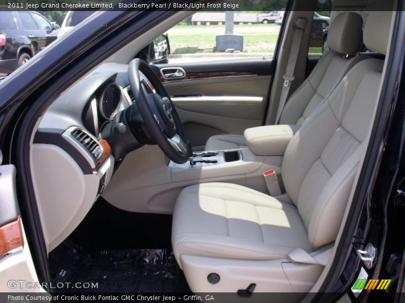 Blackberry Pearl / Black/Light Frost Beige 2011 Jeep Grand Cherokee Limited