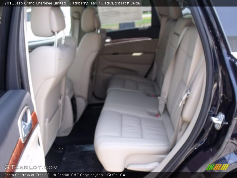 Blackberry Pearl / Black/Light Frost Beige 2011 Jeep Grand Cherokee Limited