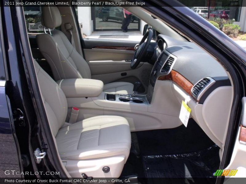 Blackberry Pearl / Black/Light Frost Beige 2011 Jeep Grand Cherokee Limited