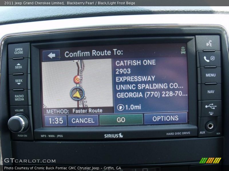 Blackberry Pearl / Black/Light Frost Beige 2011 Jeep Grand Cherokee Limited