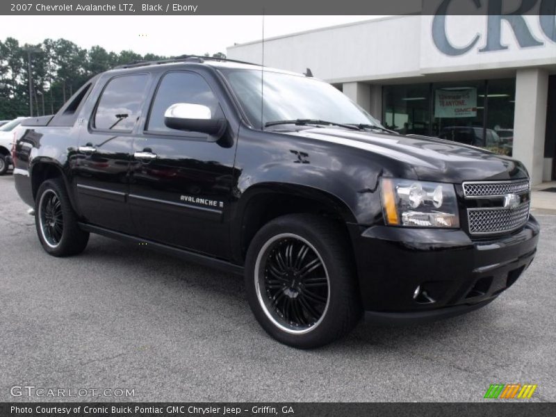 Black / Ebony 2007 Chevrolet Avalanche LTZ