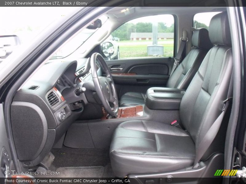 Black / Ebony 2007 Chevrolet Avalanche LTZ