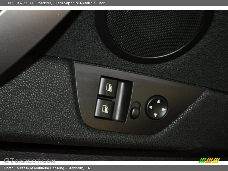 Black Sapphire Metallic / Black 2007 BMW Z4 3.0i Roadster