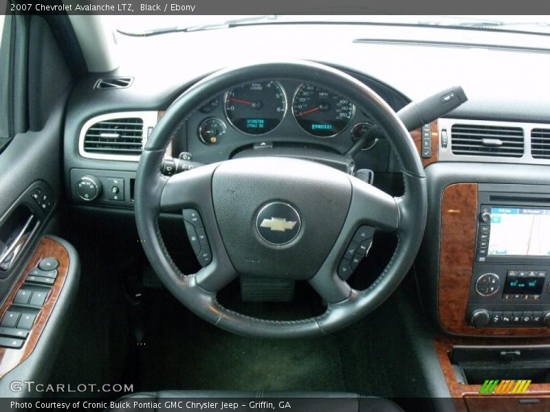 Black / Ebony 2007 Chevrolet Avalanche LTZ
