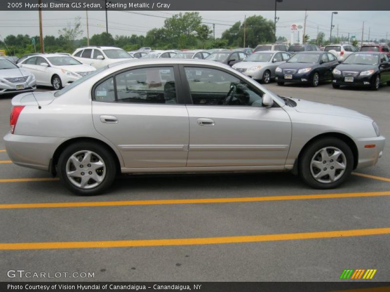 Sterling Metallic / Gray 2005 Hyundai Elantra GLS Sedan