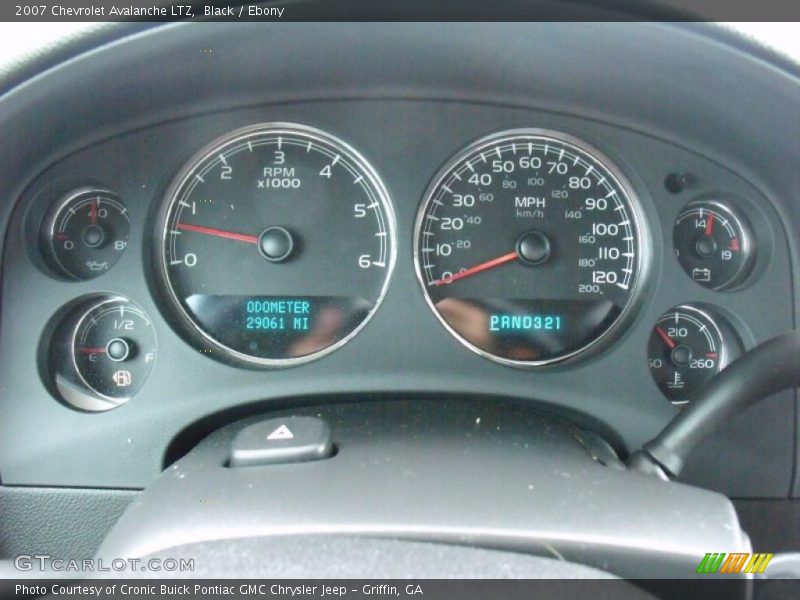 Black / Ebony 2007 Chevrolet Avalanche LTZ