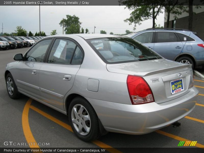 Sterling Metallic / Gray 2005 Hyundai Elantra GLS Sedan