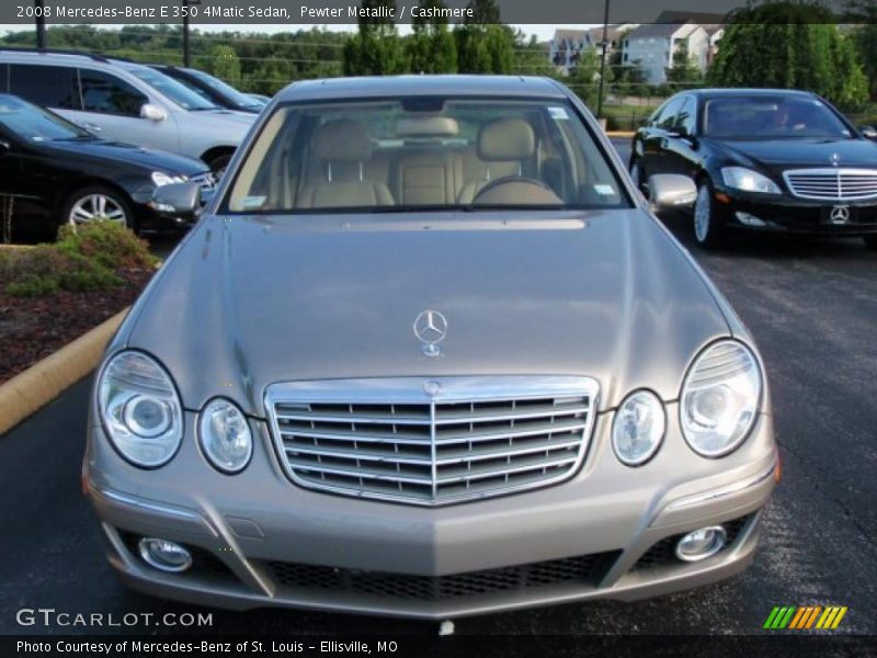 Pewter Metallic / Cashmere 2008 Mercedes-Benz E 350 4Matic Sedan