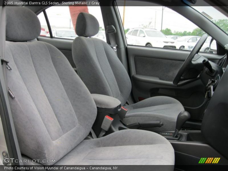 Sterling Metallic / Gray 2005 Hyundai Elantra GLS Sedan