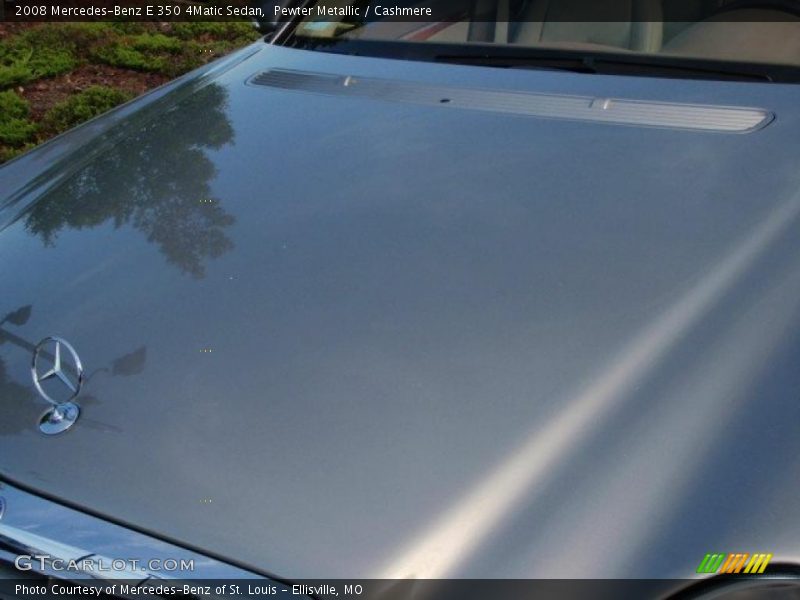 Pewter Metallic / Cashmere 2008 Mercedes-Benz E 350 4Matic Sedan