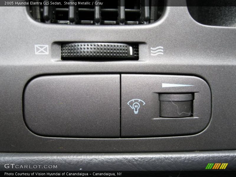 Sterling Metallic / Gray 2005 Hyundai Elantra GLS Sedan