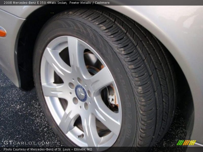 Pewter Metallic / Cashmere 2008 Mercedes-Benz E 350 4Matic Sedan