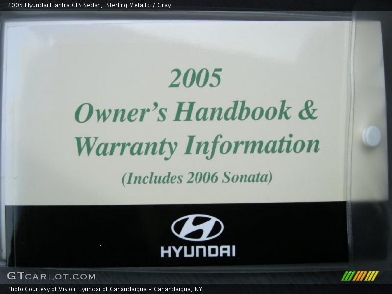 Sterling Metallic / Gray 2005 Hyundai Elantra GLS Sedan