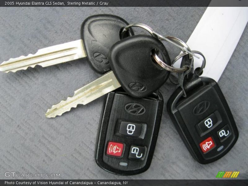 Sterling Metallic / Gray 2005 Hyundai Elantra GLS Sedan