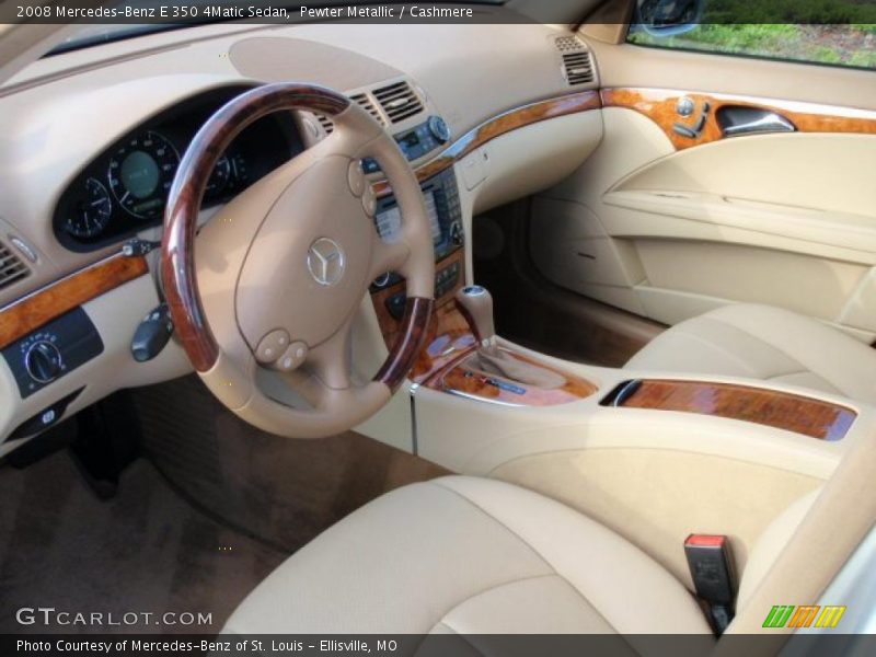 Pewter Metallic / Cashmere 2008 Mercedes-Benz E 350 4Matic Sedan