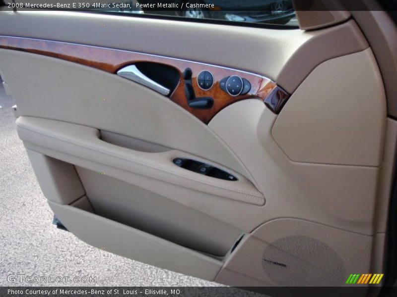 Pewter Metallic / Cashmere 2008 Mercedes-Benz E 350 4Matic Sedan