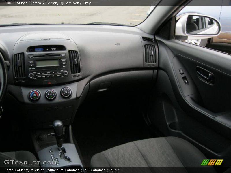 Quicksilver / Gray 2009 Hyundai Elantra SE Sedan