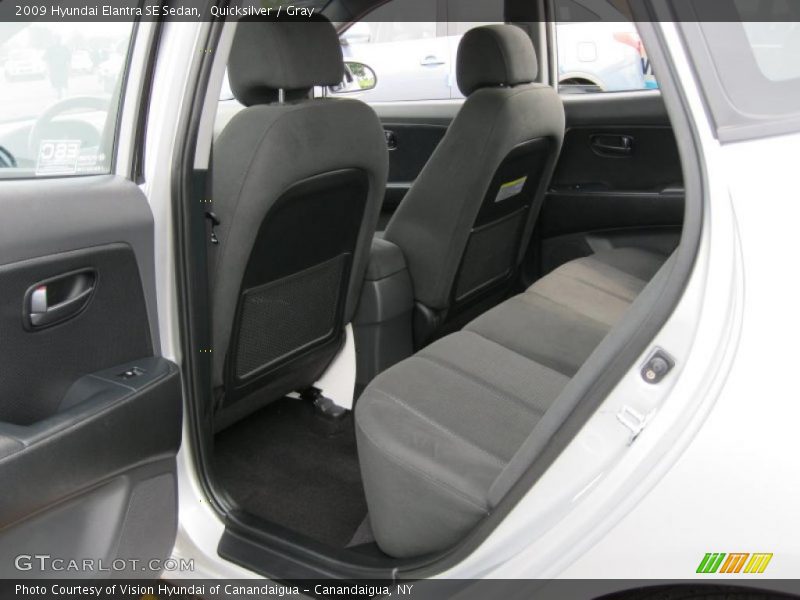 Quicksilver / Gray 2009 Hyundai Elantra SE Sedan