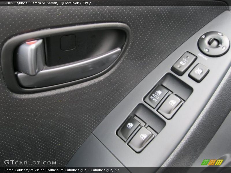 Quicksilver / Gray 2009 Hyundai Elantra SE Sedan