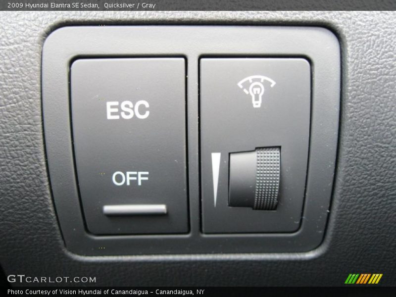 Quicksilver / Gray 2009 Hyundai Elantra SE Sedan
