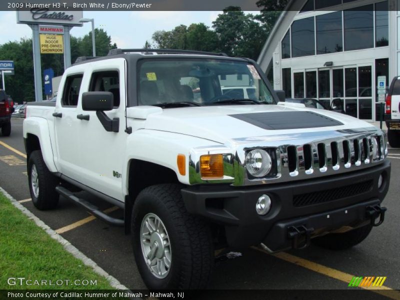 Birch White / Ebony/Pewter 2009 Hummer H3 T