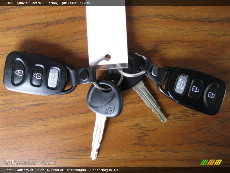 Quicksilver / Gray 2009 Hyundai Elantra SE Sedan