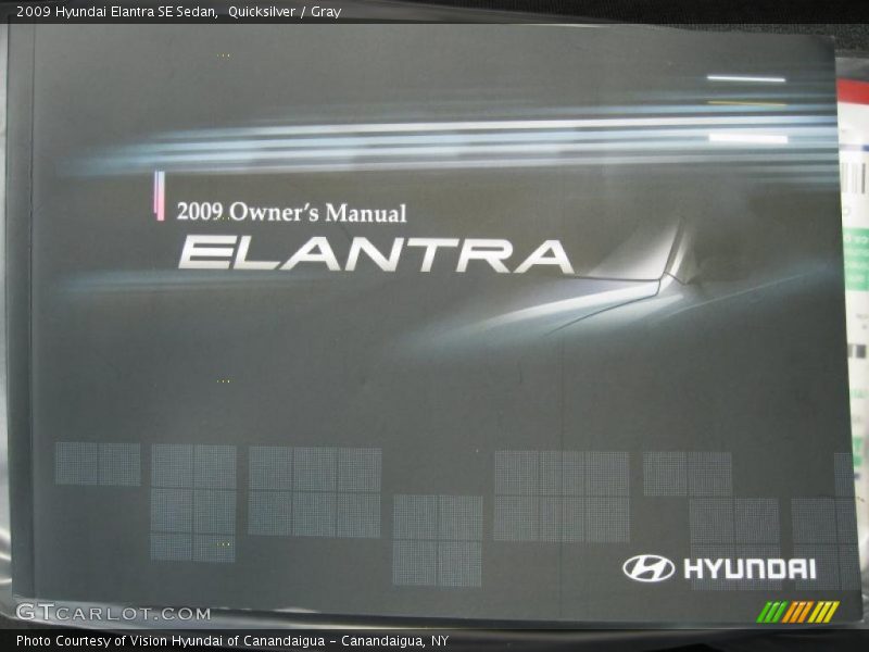 Quicksilver / Gray 2009 Hyundai Elantra SE Sedan