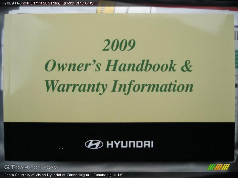 Quicksilver / Gray 2009 Hyundai Elantra SE Sedan