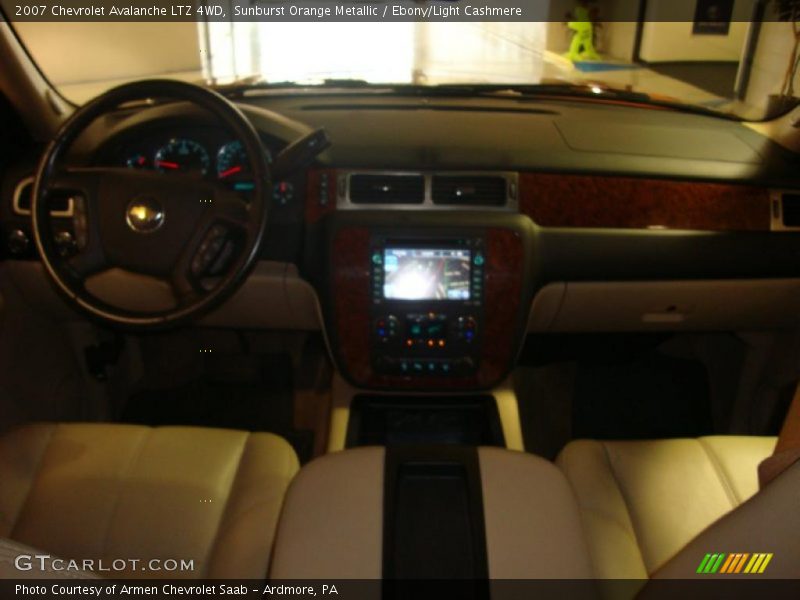 Sunburst Orange Metallic / Ebony/Light Cashmere 2007 Chevrolet Avalanche LTZ 4WD